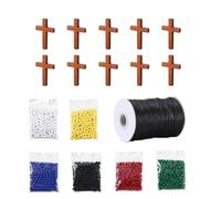 Plan of Salvations Bracelet Bead Religious Necklace Craft Kits for Christian