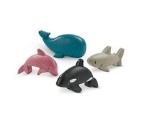 PLAN TOYS FIGURINES : 4 ANIMAUX DE LA MER