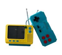 Plan Traditional Game Structure with Controller for Double Player Entertainment and Home Deck Great Present Concept Rechargeable Transportable Traditional Game Console with Encompassed Controller Pair