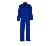 Planam 138044 Size 44 "BW 290" Overall with Concealed Zip - Royal Blue