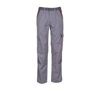 Planam 2321064 Size 64 "Highline" Trousers - Zinc/Slate/Red
