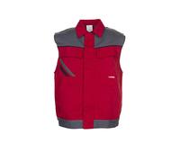 Planam 2366068 Size 4X-Large "Highline" Vest - Red/Slate/Black