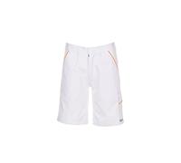 Planam 2377064 Size 3X-Large "Highline" Shorts - Pure White/Yellow