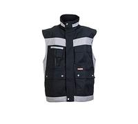 Planam 2530064 Size 3X-Large "Plaline" Vest - Black/Zinc