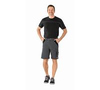 Planam 2546068 Size 4X-Large "Plaline" Shorts - Slate/Black