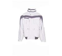 Planam 2593060 Size 2X-Large "Plaline" Winter Blouson - Pure White/Zinc