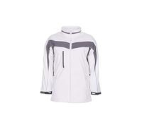 Planam 2703064 Size 3X-Large "Plaline" Softshell Jacket - Pure White/Zinc