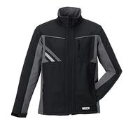 Planam 2721068 Highline Softshell Jacket, Black/Slate/Zinc, Size 4XL