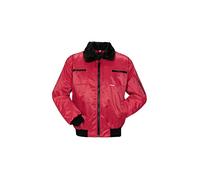 Planam 359064 Size 3X-Large "Gletscher" Comfort Jacket - Red