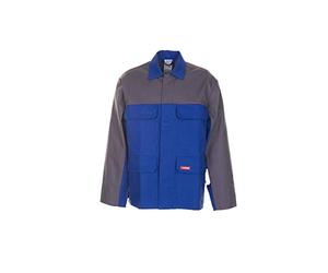 Planam 5210110 Size 110 "Major Protect" 2-Layer Jacket - Royal Blue/Grey
