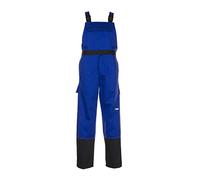 Planam 5531050 Size 50 "Weld Shield" Dungarees - Royal Blue/Black