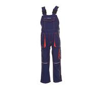 Planam 6121134 Size 134/140 "Junior" Dungarees - Marine Blue/Orange