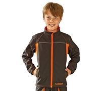 Planam 6132146 Size 146/152 "Junior" Softshell Jacket - Olive/Orange