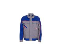 Planam Highline 2313 Men's Jacket Zinc Cornflower Blue Red, Size: EU 90 / UK 80