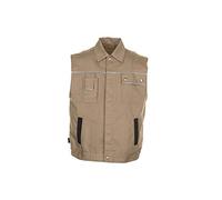 Planam Men's Canvas 320 Vest Canvas 320 Inch Size S in Grey / Black (Pack of 1)