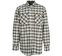 Planam Size 41/42 483041 Hemd "Country" Long Sleeve Shirt - Brown Checked