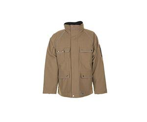 Planam Unisex Canvas Winter-Parka Canvas 320" Size XL in royal blue (pack of 1)