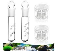 Planaria Trap / Snail Trap, Aquarium, 2 Holes, 3 Holes, Clear Glass, Pack of 4