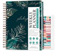 Planberry Planner Large Hourly, Detailed Undated Agenda Green Pastures