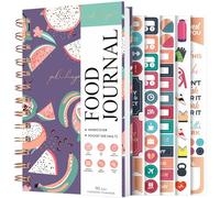 PLANBERRY Pocket Food Journal Premium - Nutrition Planner - Diet & Calorie Tracker - Meal & Exercise Diary - Weight Loss Journal (Tropical Fresh)
