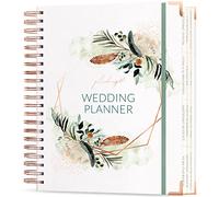 Planberry Wedding Planner - Wedding Planning Binder with Checklists, Pockets & Calendars - Wedding Organizer Notebook for the Bride - Wedding Planning Book with Hardcover - Engagement Gifts