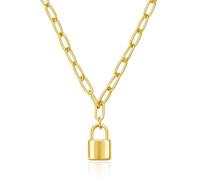 Planch Coin Multilayer Black Necklace:Gold Sliver Long Chain Necklace for Women 14k Gold Plated Lock Eye Snake Pendant Jewelry Gifts, Gold Plated, No Gemstone