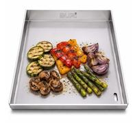 Plancha 1 Piece 30 x 20 cm with Grease Drain Compatible with Rösle Air Pro F60