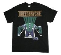PLANDOO Men's Queensryche The Warning Heavy Power Metal Geoff Tate T-Shirt Black M