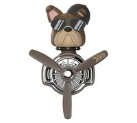 Plane Air Freshener for Car, Reusable Cartoon Dog Car Vent Aroma Diffuser, Dog Aromatherapy Diffuser Vent Clips, Car Air Outlet Scented Clip, Shar Pei Automobile Decor for Car Interior Decor
