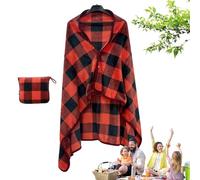 Plane Blanket | Flannel Shawl Blanket Pillow with Bag Pillowcase Warm Multifunctional Shawl Blanket Pillow Travelers Accessories for Airplane Train Travel Camping