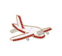 Plane Brooch Featuring 3D Shell Design and Sturdy Metal Construction for Daily Wear Trendy Aircraft Accessory