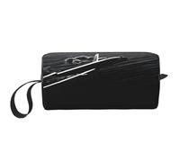 (Plane Flying Over The sea) Print Compact Travel Pouch - Lightweight Handheld Organizer, 600d Oxford Fabric & Foam Padding, Gym Essentials