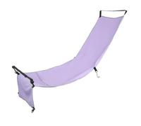 Plane Footrest Hammock Seat Cover Travel Bed Heavy Duty Wear Resistance Foot Rest for Flying Trains Bus Flights(Purple)