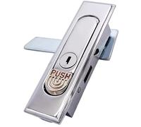 Plane Lock Safety Steel Equipment Cabinet Lock Zinc Alloy Plane Lock for Mailbox Industrial Distribution Box 1Pcs(115mm)