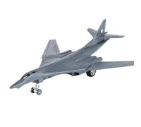 Plane Model For Soviet Union TU160 Supersonic Bomber Alloy Adult Toys Collection Men's Desk Decoration 10 Inches(Grey)