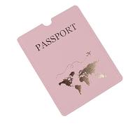 Plane PU Passport Cover Stylish Credit Card Holder for Adventurers Couples Wedding Gift Passport Cover