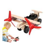 Plane Toys For,Airplane Toy for | Airplane Toys Flying Science Toys,Wooden Educational Toys Assembling Kit,Two Engine Airplane Model for Boys and Girls