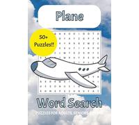 Plane Word Search Puzzle Book: Word Searches with Easy to Read Print about Aviation, Cabin, Air and More | 6x9 inches, 110 pages | 50+ Puzzles | Gift for Vacations, Holidays and Free Time
