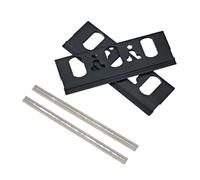 Planer Blade Conversion Holder Clamps + 82mm Planer Blades Set Compatible with Electric Hand-Held Planer Compatible with Stayer Makita, Compatible with Bosch, Compatible with DeWalt