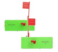 Planer Boards for Fishing Trolling,Medium Inline Side Planer Boards with Quick-Grip Snap Release,Fishing Tool Fishing for Inshore Offshore Trolling Dragging,Fishing in Line Side Clip (Green2-2Pcs)