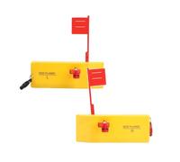 Planer Boards for Fishing Trolling,Medium Inline Side Planer Boards with Quick-Grip Snap Release,Fishing Tool Fishing for Inshore Offshore Trolling Dragging,Fishing in Line Side Clip (Yellow3-2Pcs)