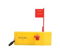 Planer Boards for Fishing Trolling,Medium Inline Side Planer Boards with Quick-Grip Snap Release,Fishing Tool Fishing for Inshore Offshore Trolling Dragging,Fishing in Line Side Clip (Yellow3-Left)