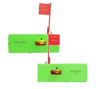 Planer Boards for Fishing Trolling,Medium Inline Side Planer Boards with Quick-Grip Snap Release,Fishing Tool Fishing for Inshore Offshore Trolling Dragging,Fishing in Line Side Clip (Green1-2Pcs)