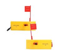 Planer Boards for Fishing Trolling,Medium Inline Side Planer Boards with Quick-Grip Snap Release,Fishing Tool Fishing for Inshore Offshore Trolling Dragging,Fishing in Line Side Clip (Yellow2-2Pcs)