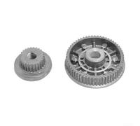 Planer Cutter Head Pulley 2Pcs Outer Thread for 9403 Belt Sander Metal Replacement for Power Tools Accessories