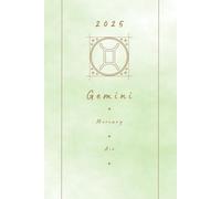 Planer Journal 2025 Notizbuch Zodiac Gemini Horoscope