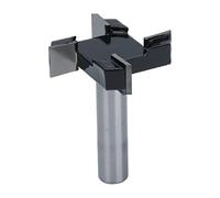 Planer Router Bits 1/2in Shank CNC Spoilboard Surfacing Router Bit Wood Milling Cutter Professional Carbon Steel Alloy Construction for Woodworking Engraving Machines Trimming