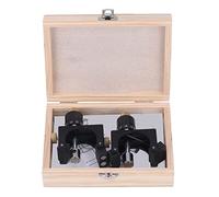 Planer Setting Jig, Jointer Setting, Carbon Steel Setter Tool Kit, 2Pcs Planer Setter with Wooden Box for Woodworking Planers