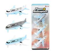 PLANES&H 26741A Set plans 'Airbus' -3pcs on card No aplica Planes, multicoloured