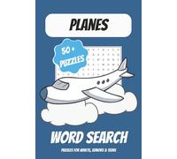 Planes Word Search Puzzle Book: Word Searches with Easy to Read Print about, Planes, Aircrafts, Aviation and More | 6x9 inches, 110 pages | 50+ puzzles … Gift for Vacations, Holidays, and Free Times